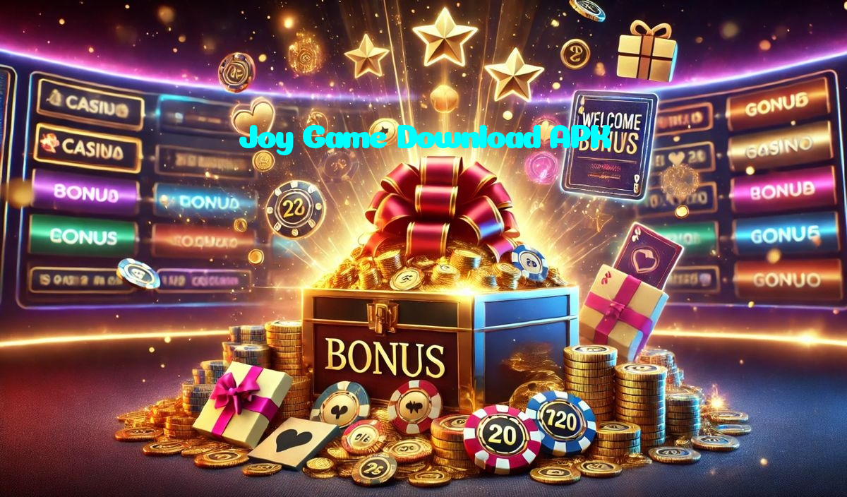 Joy Game Download APK خوش آمدید بونس +600% پیشکش موبائل ایپ کے پروموشن سیکشن میں دکھائی دیتی ہے۔